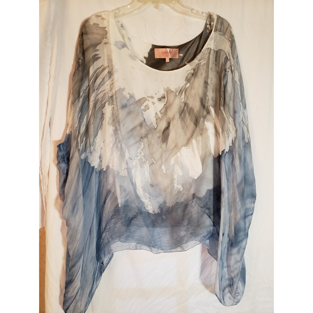Women's Scandal Tie Dye Flowy Top One Size